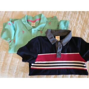 Lot Of 2 Boys Gymboree Polo Shirts Size 5